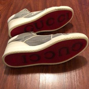 Gucci mens high top sneakers Size 10